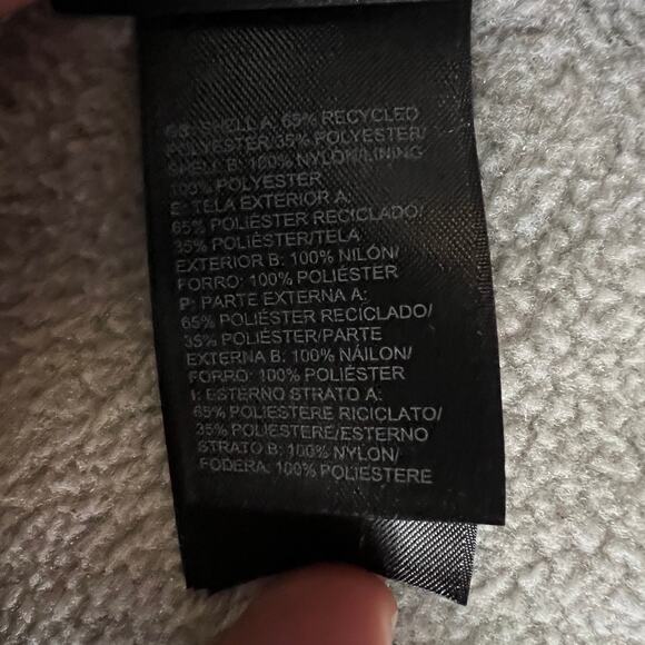 North Face Denali Womens Medium M Grey and Mint Fleece - Picture 4 of 9